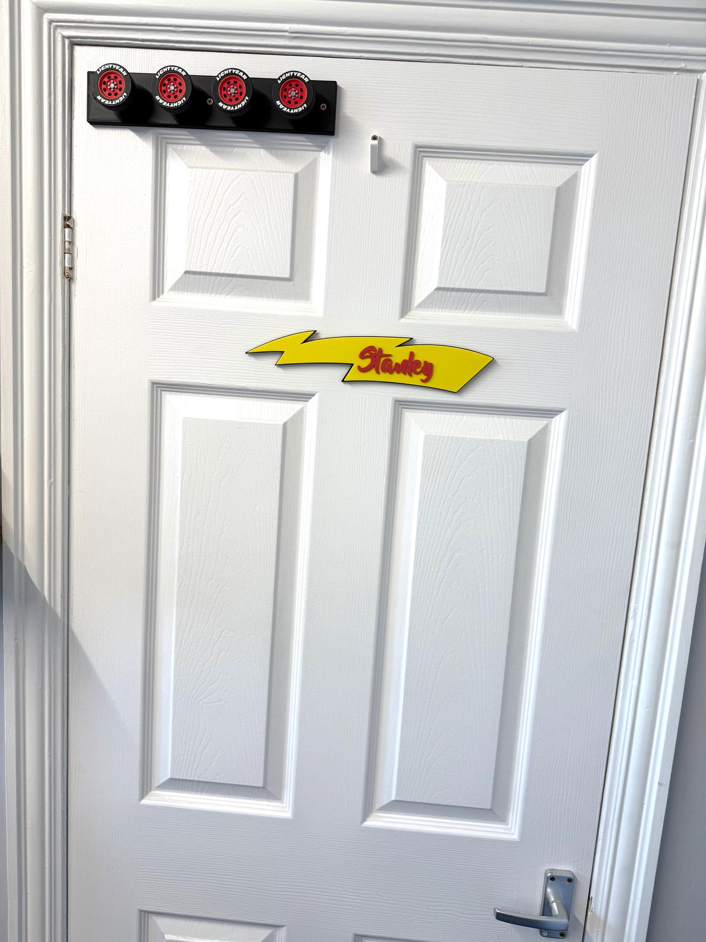 Personalised Lightning Bolt 3D Wall Sign | Kids Bedroom Decor