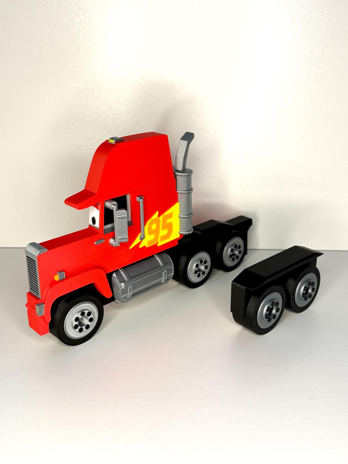 Truck & Wheels (NO SHELF) | Turn Any Shelf into A Truck | For Toy Cars | Toy Car Storage Ideas | Wall Mounted