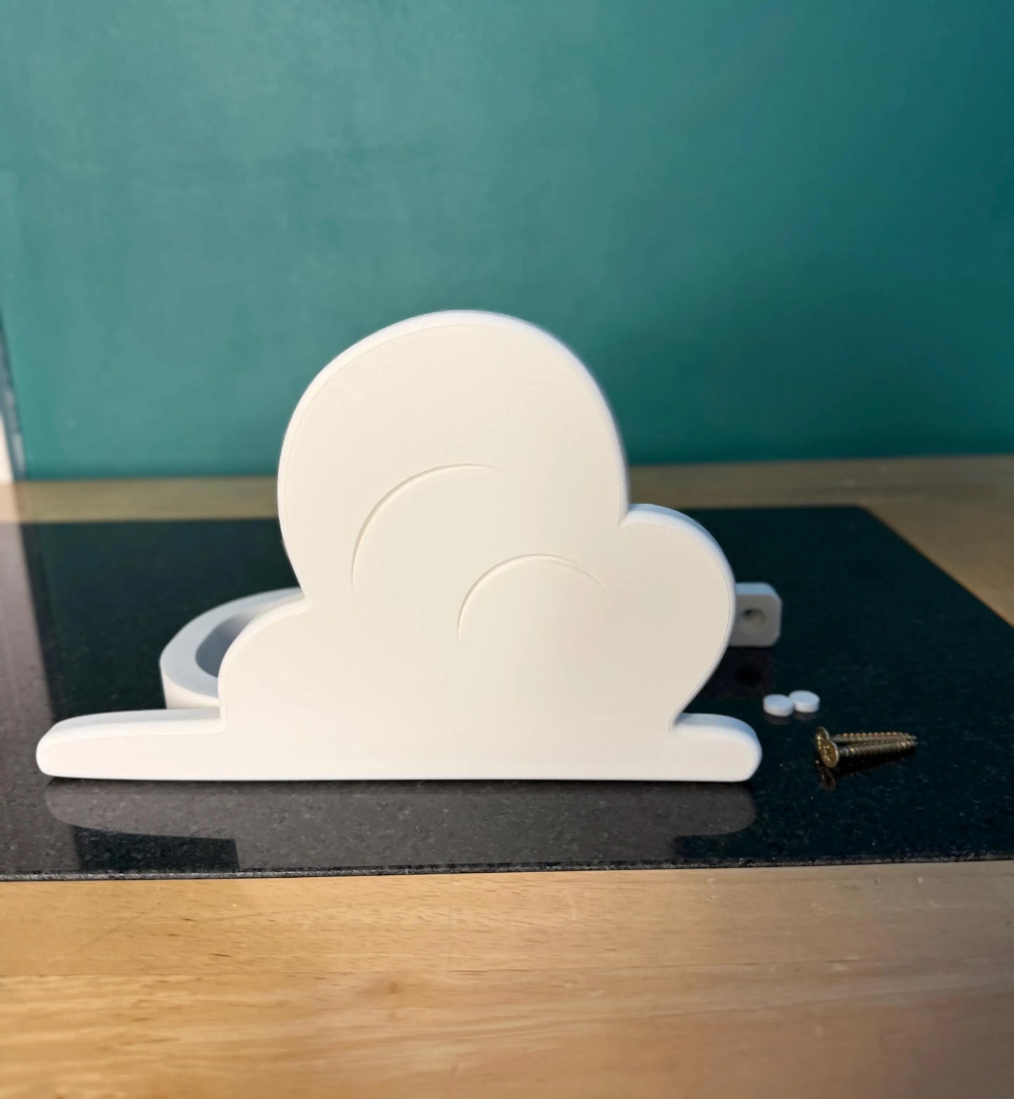 Cloud Curtain Holdbacks Inspired by Andy's Room, Wall Mounted Tiebacks