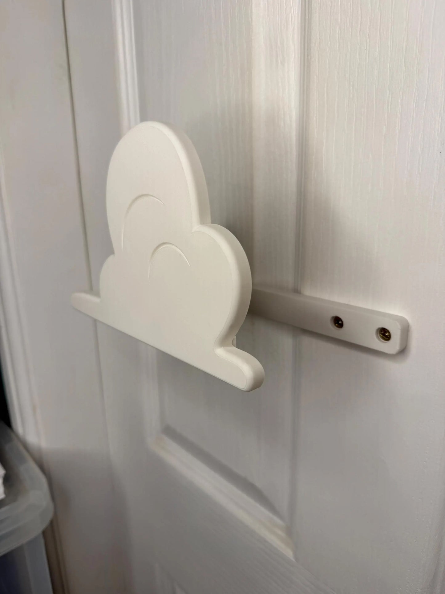 Cloud Curtain Holdbacks Inspired by Andy's Room, Wall Mounted Tiebacks