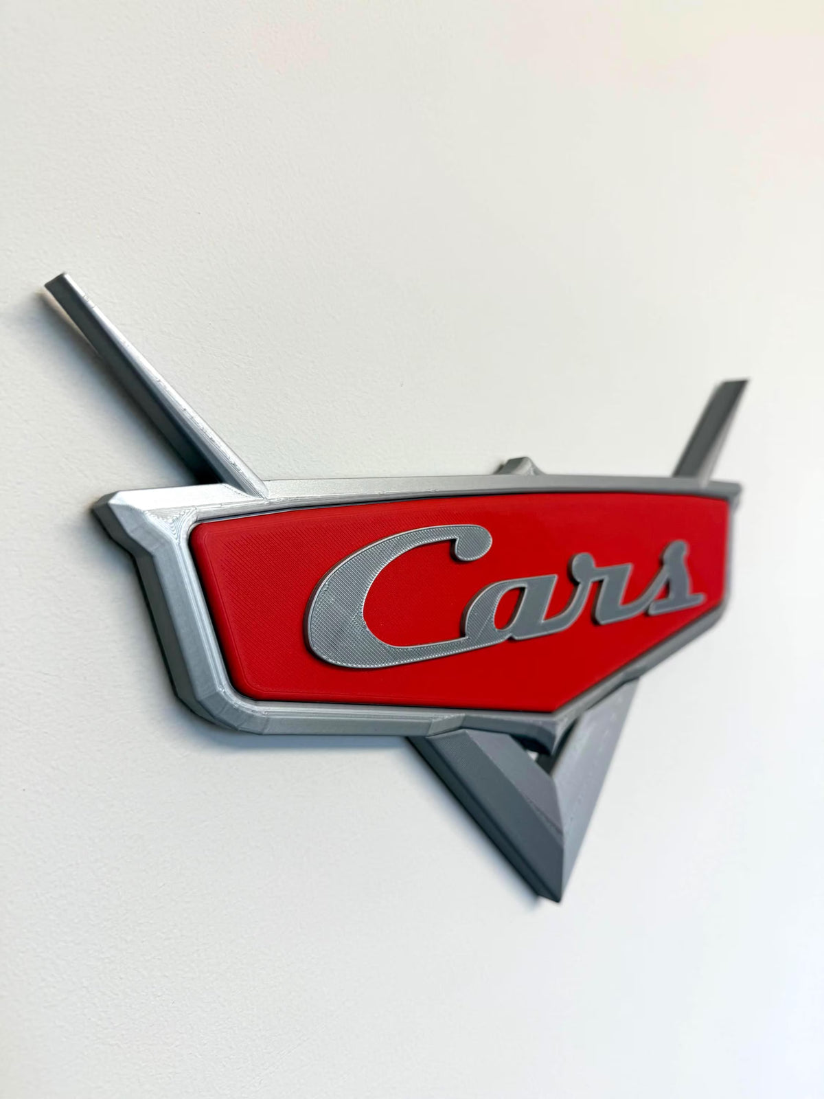 Car Logo 3D Effect Wall Sign 26cm/10 inch Wide