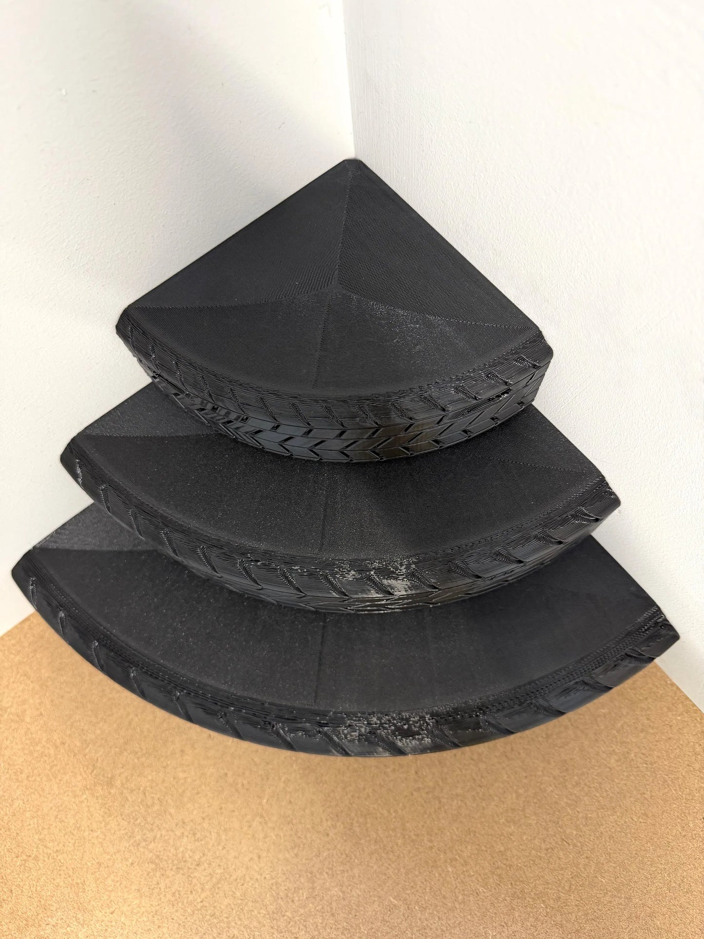 Corner Tyre Shelves | 3D Printed Cars Themed Decor | Shelf Display