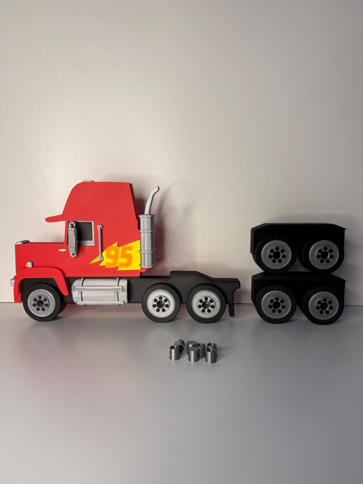 Truck & Wheels (NO SHELF) | Turn Any Shelf into A Truck | For Toy Cars | Toy Car Storage Ideas | Wall Mounted