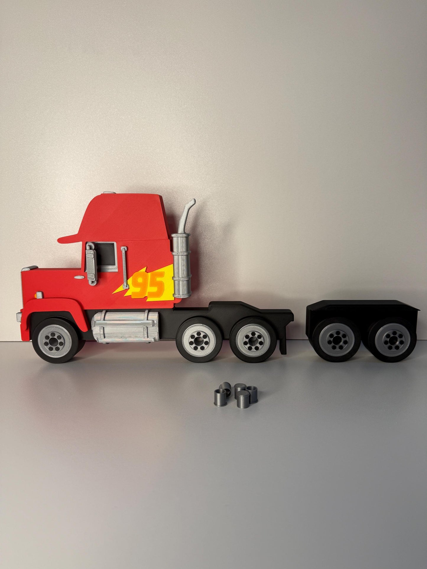 Truck & Wheels (NO SHELF) | Turn Any Shelf into A Truck | For Toy Cars | Toy Car Storage Ideas | Wall Mounted