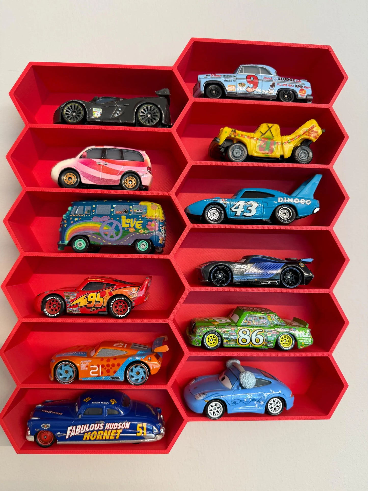 Hexagon Modular Shelf Unit For Toy Cars | Collectable Cars