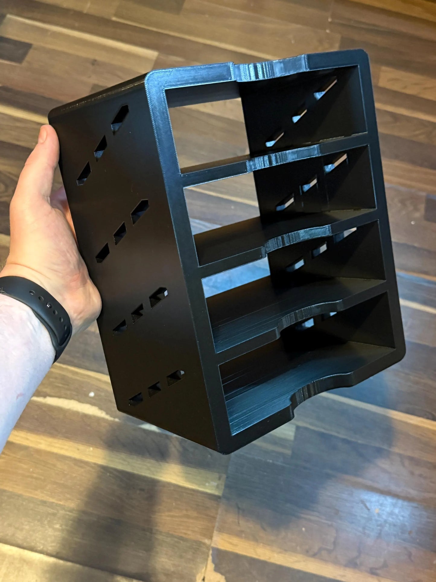 Display Shelf Unit for WD My Book for Dimensions 171x49x139mm and Smaller | Desktop HDD Storage - Hard Drive Storage Rack Desk Tidy