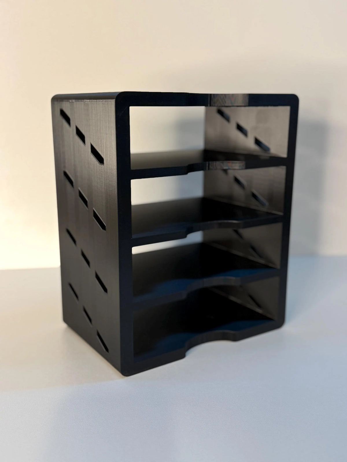 Display Shelf Unit for WD My Book for Dimensions 171x49x139mm and Smaller | Desktop HDD Storage - Hard Drive Storage Rack Desk Tidy