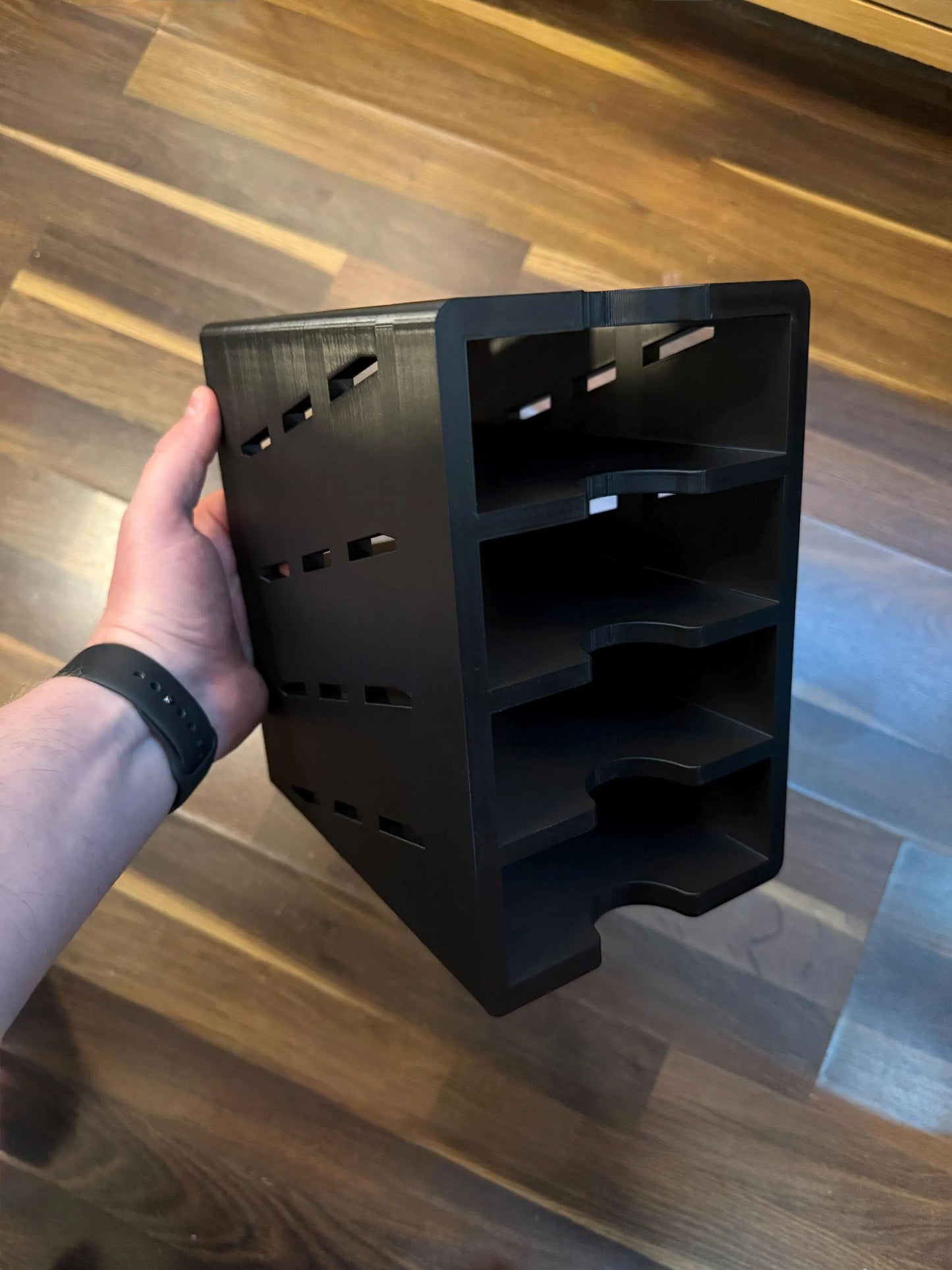 Display Shelf Unit for Seagate Backup Plus Hub SRD0PV1 - OR Drives that Fit 200x121x44mm - Hard Drive Storage Rack Desk Tidy