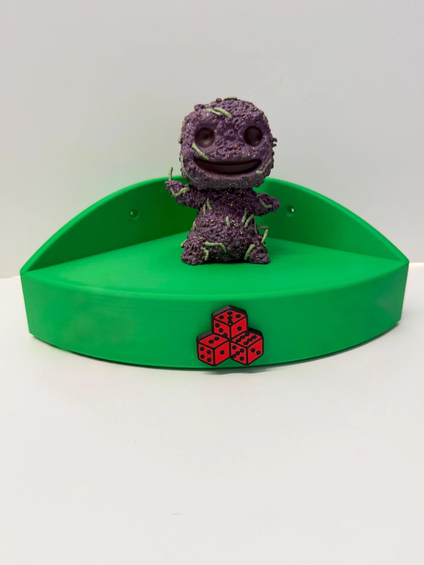 Corner Display Shelf for Figures & Collectibles | 3D Printed Display Stand | Shelf Only