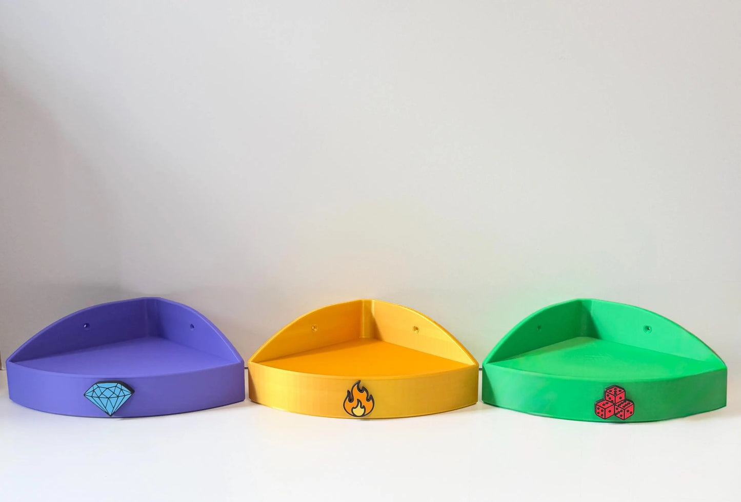 Corner Display Shelf for Figures & Collectibles | 3D Printed Display Stand | Shelf Only