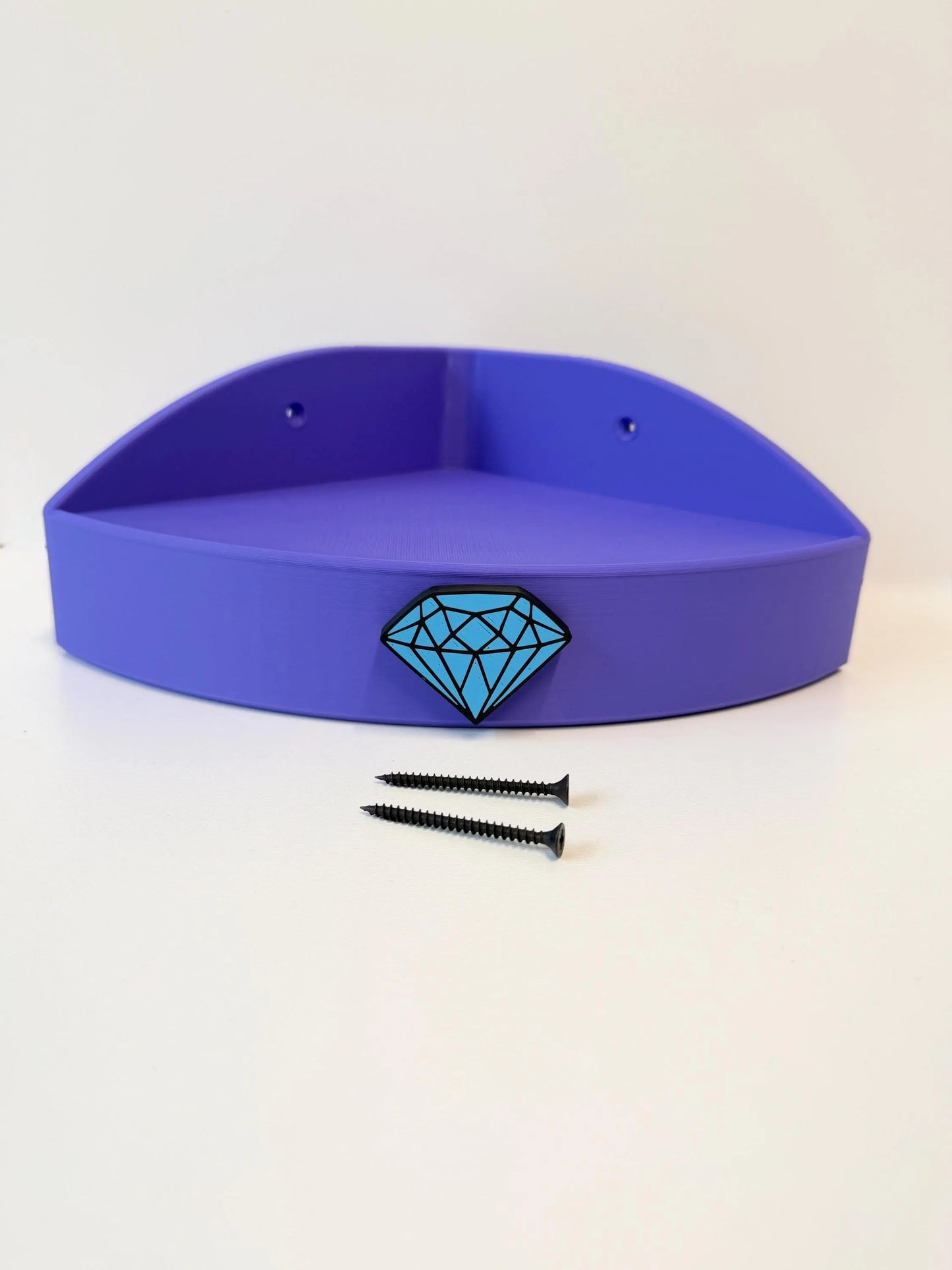 Corner Display Shelf for Figures & Collectibles | 3D Printed Display Stand | Shelf Only
