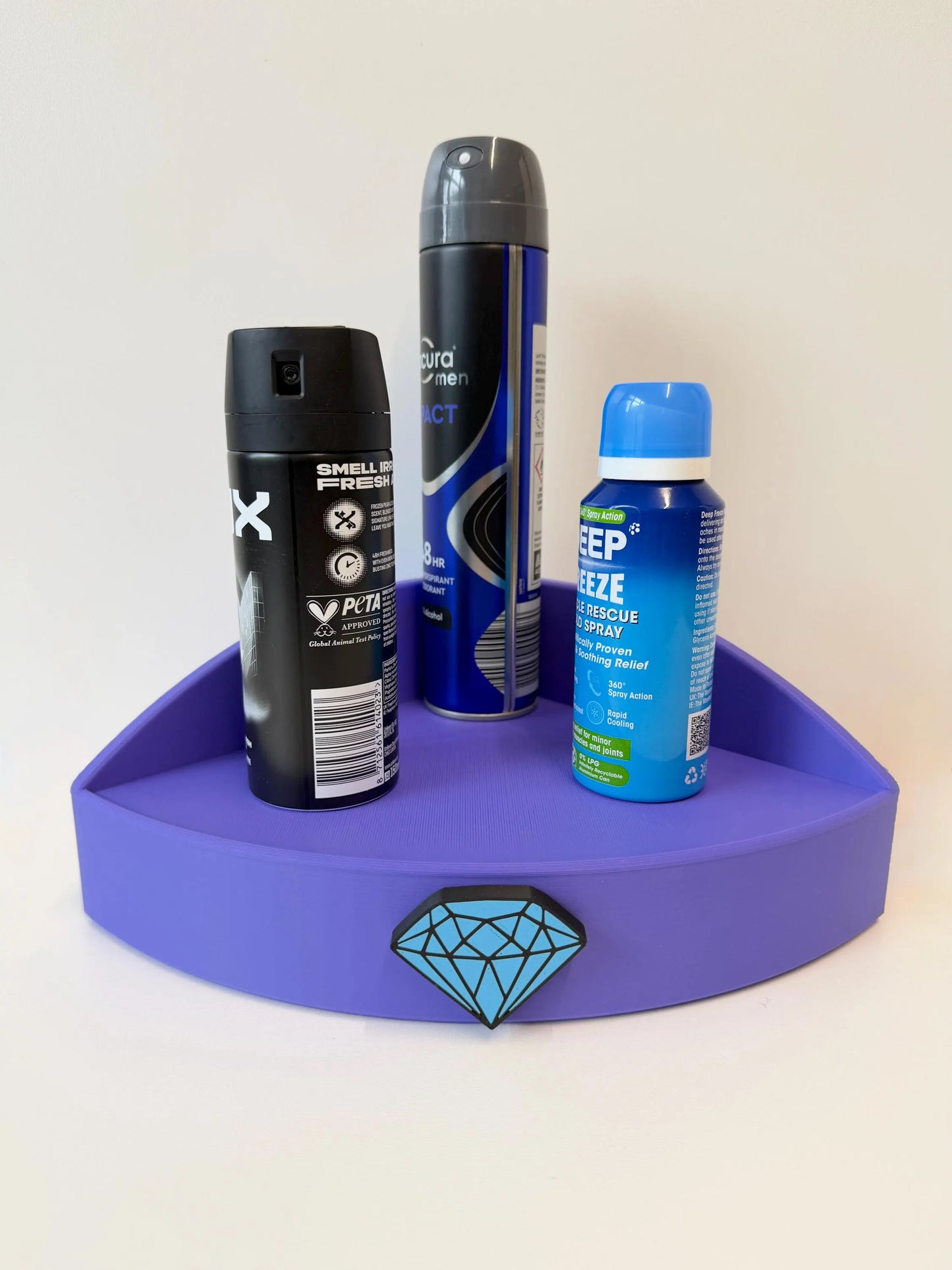 Corner Display Shelf for Figures & Collectibles | 3D Printed Display Stand | Shelf Only