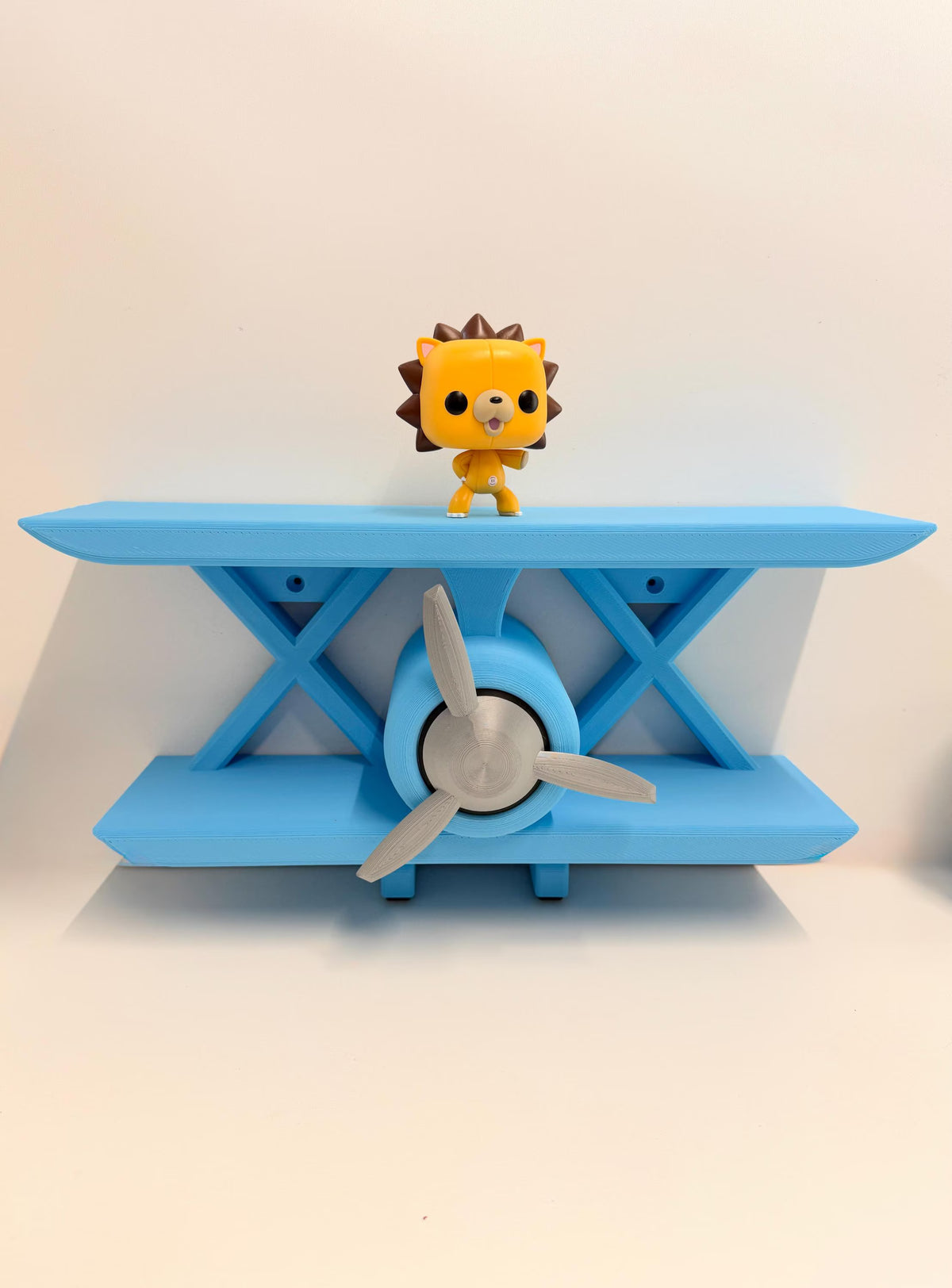Biplane Shelf SMALL 39cm/15.5inch | Bedroom Decor | Fun Shelf | Aviation Room