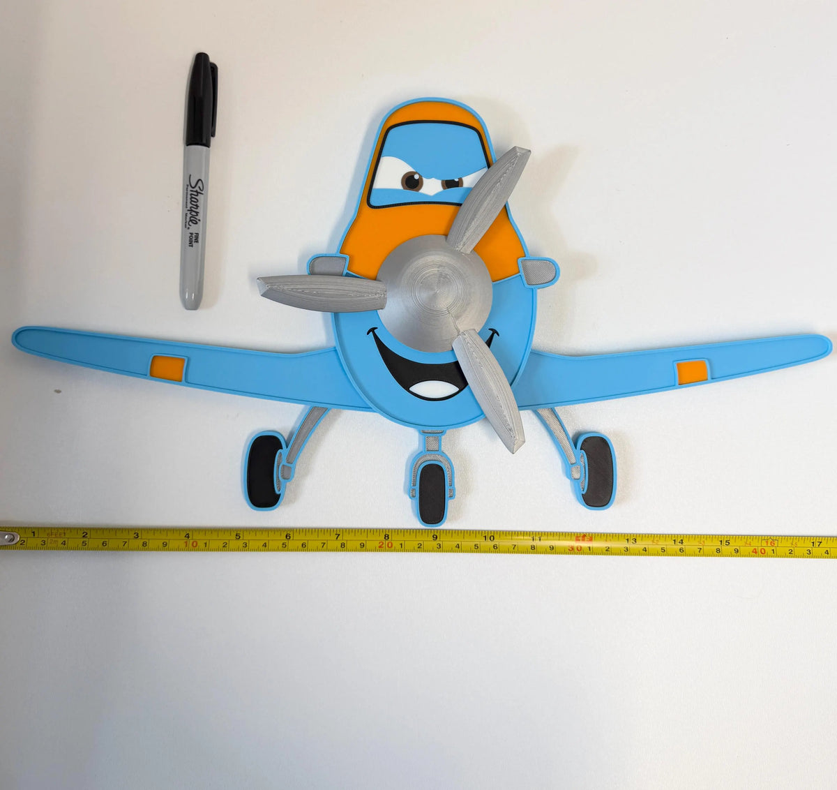 Decorative Plane Wall Sign | Large 43cm/17inch or Small 27cm/10.6inch | Bedroom Decor