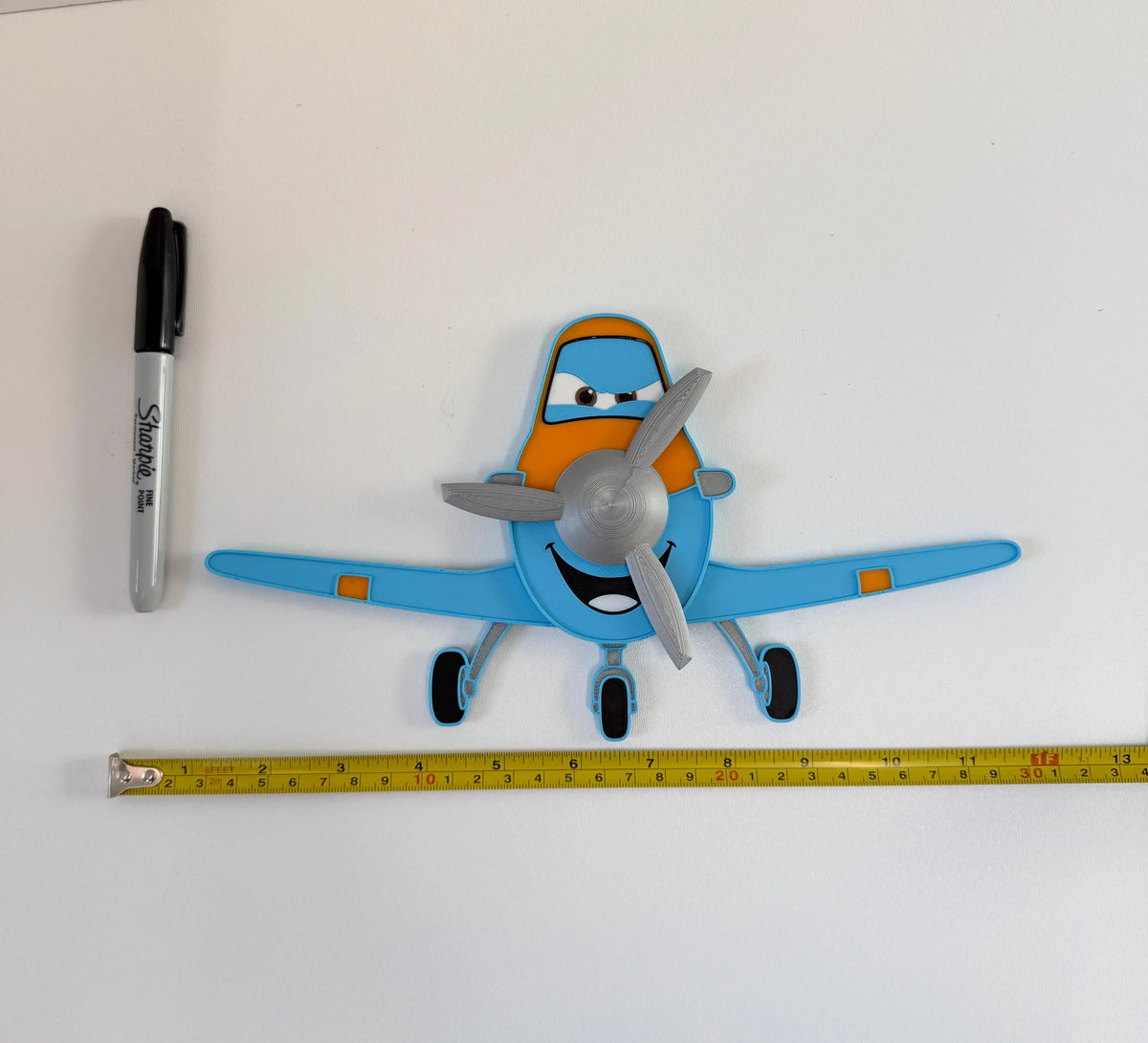 Decorative Plane Wall Sign | Large 43cm/17inch or Small 27cm/10.6inch | Bedroom Decor