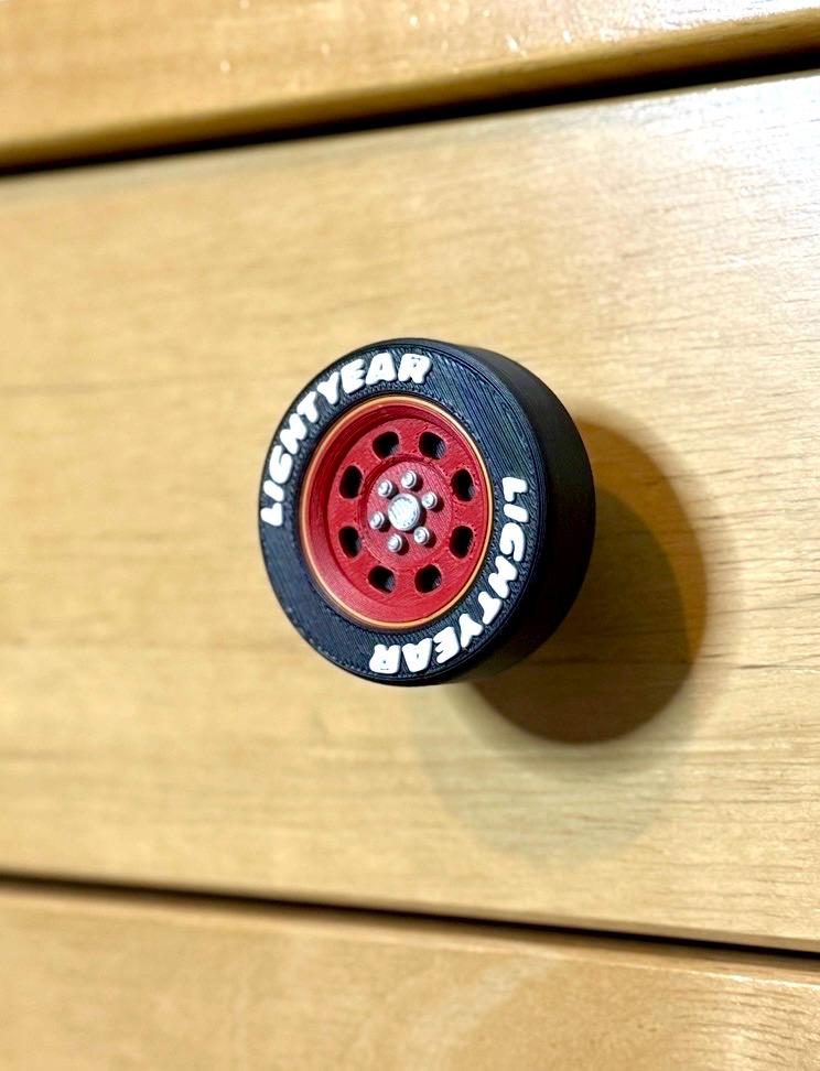 Tyre Dresser Drawer Door Knobs | Kids Bedroom Decor