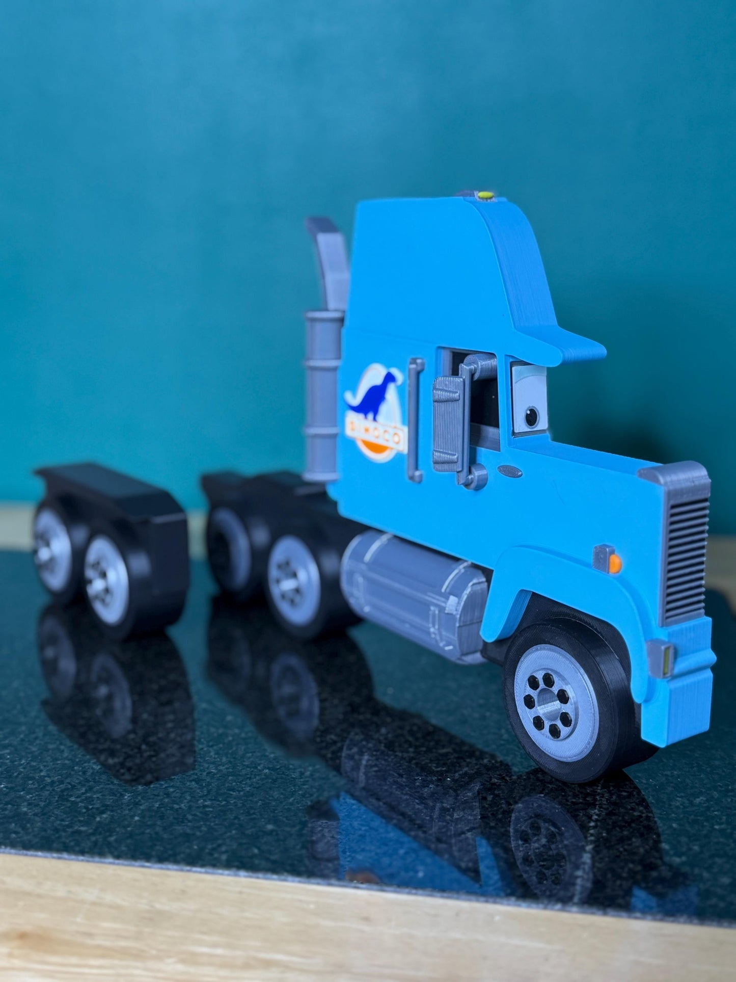 Toy Car Storage Shelf - Realistic Truck Design | Holds 24-96 Cars | Wall Mounted Diecast Toy Cars Display