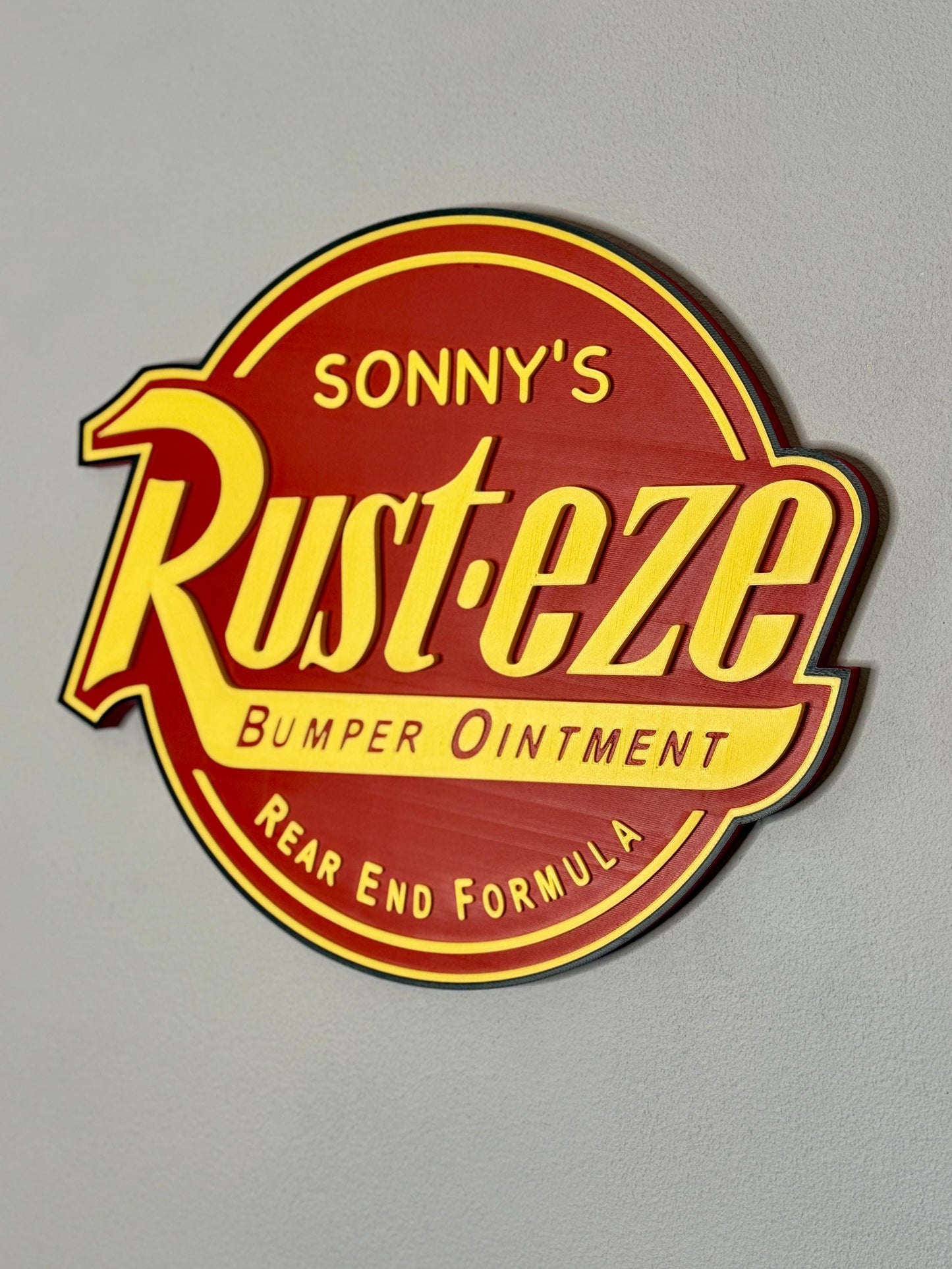 Personalised XL 13 inch 33cm Wall Sign | High Quality 3D Print