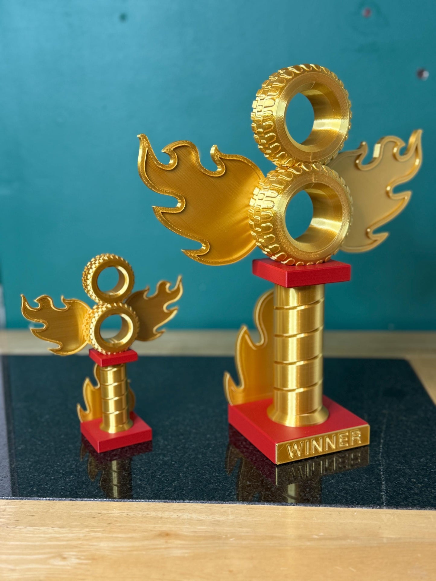 Crazy 8 Destruction Derby Car Trophy