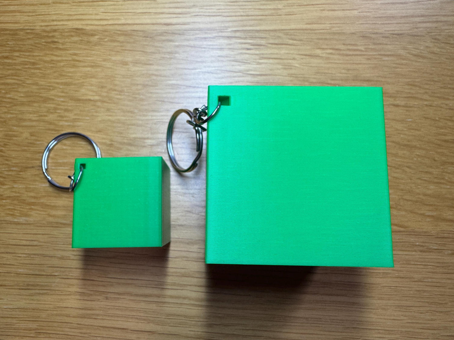 Minecraft Creeper Head Keyring Keychain | Small or Large | Stocking Filler | Cake Topper | Bag Charm