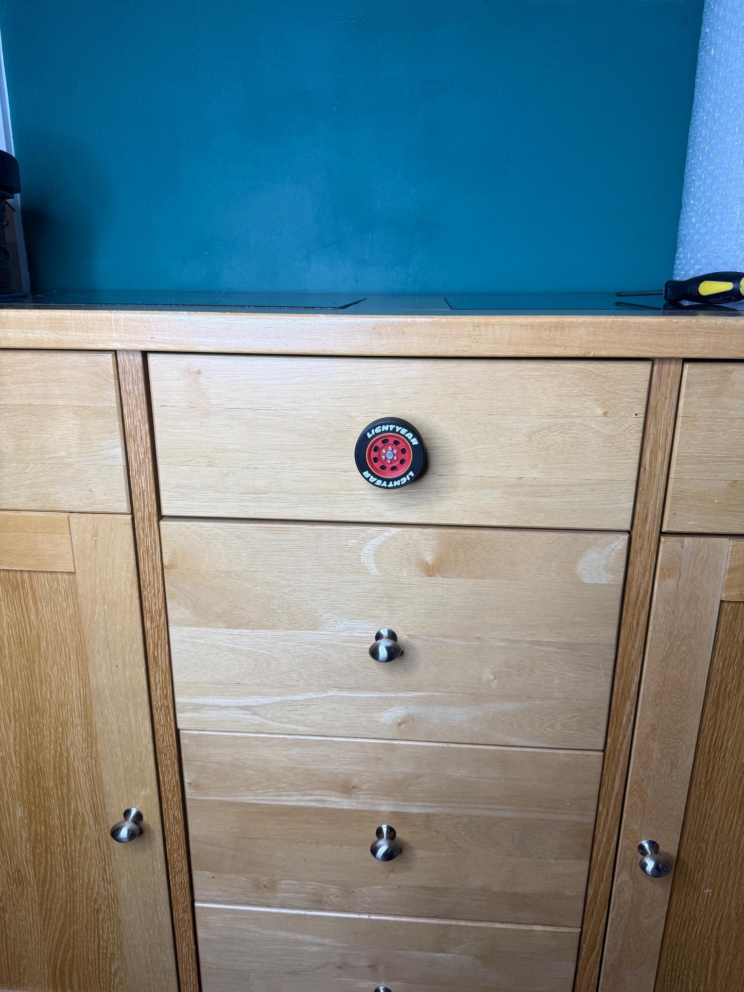 Tyre Dresser Drawer Door Knobs | Kids Bedroom Decor