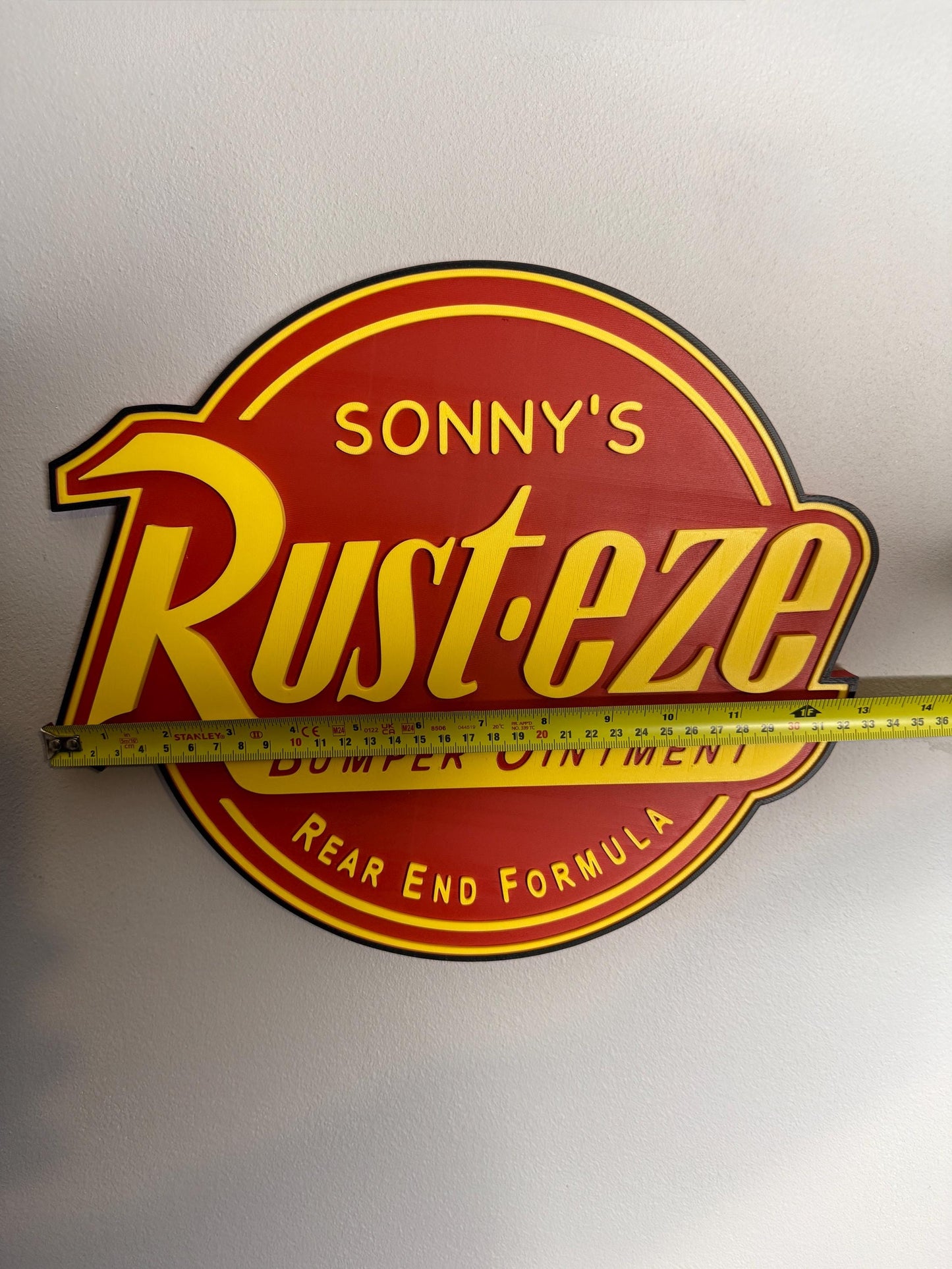 Personalised XL 13 inch 33cm Wall Sign | High Quality 3D Print