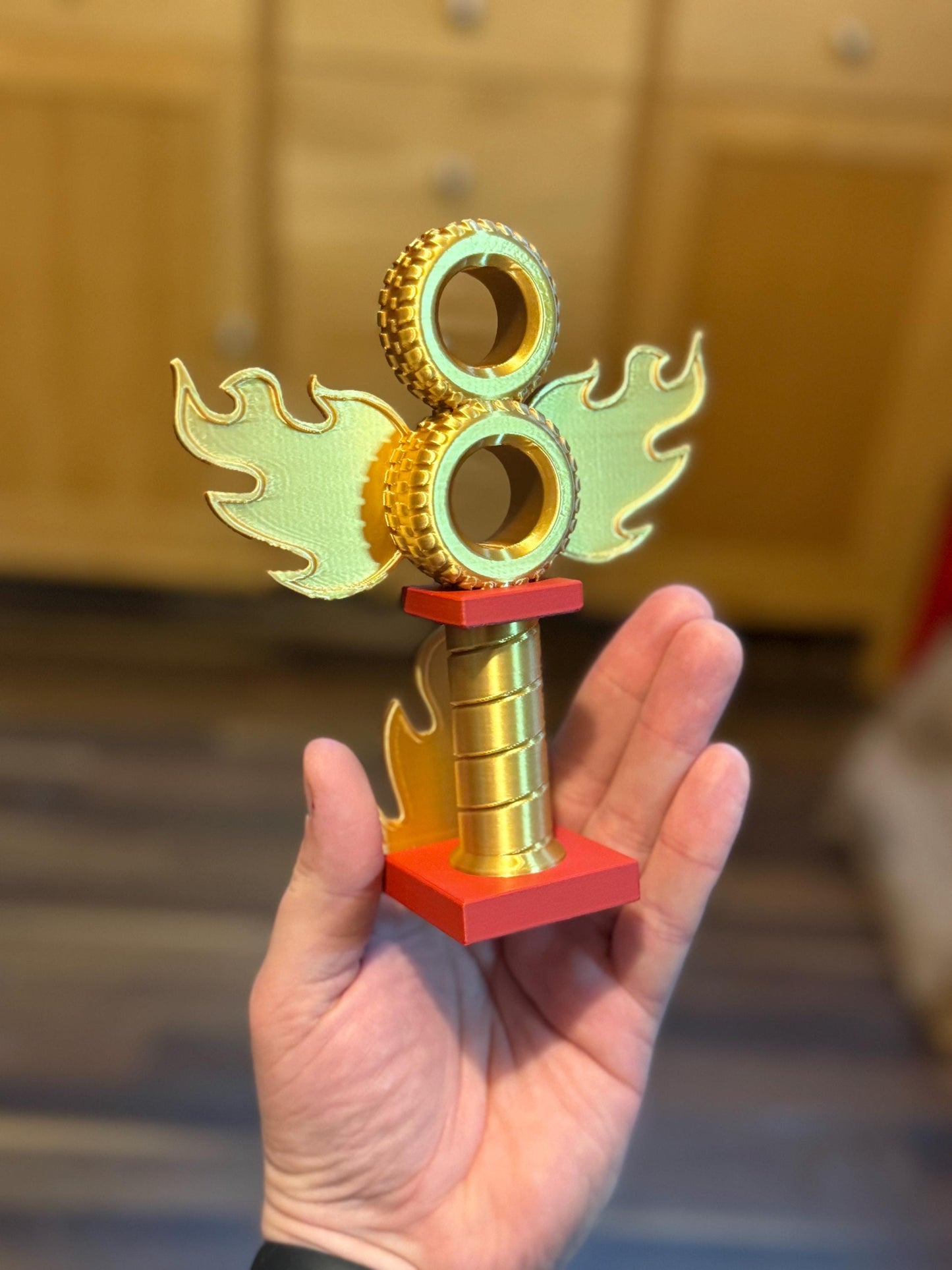 Crazy 8 Destruction Derby Car Trophy