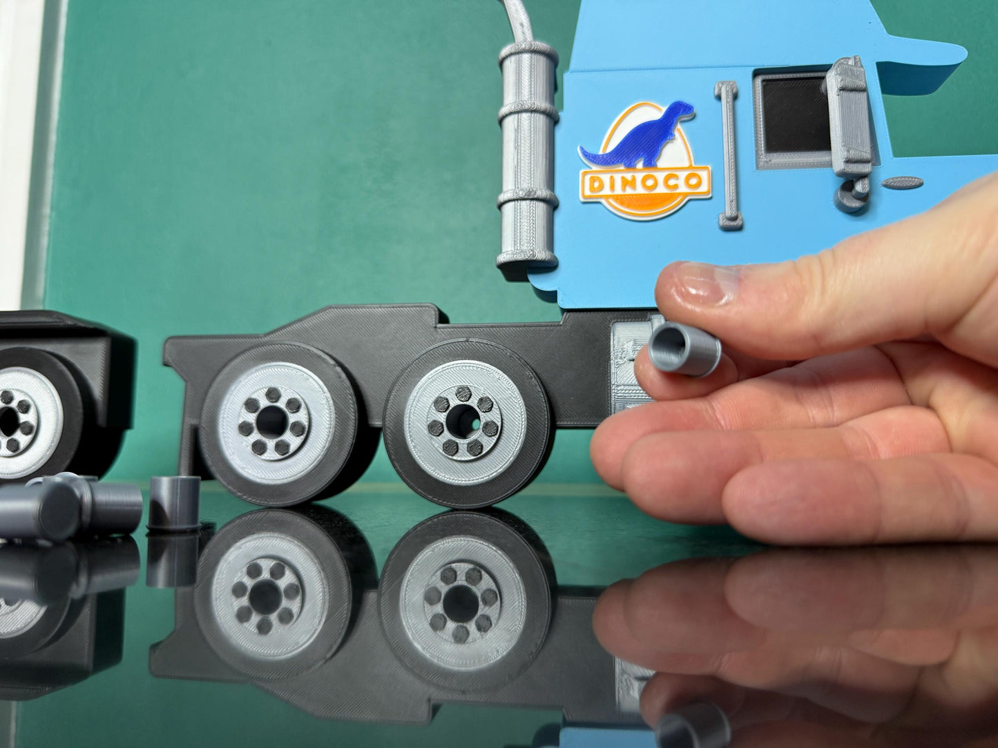 Wall Truck & Wheels (NO SHELF) | Turn Any Shelf into A Truck | Wall Mounted