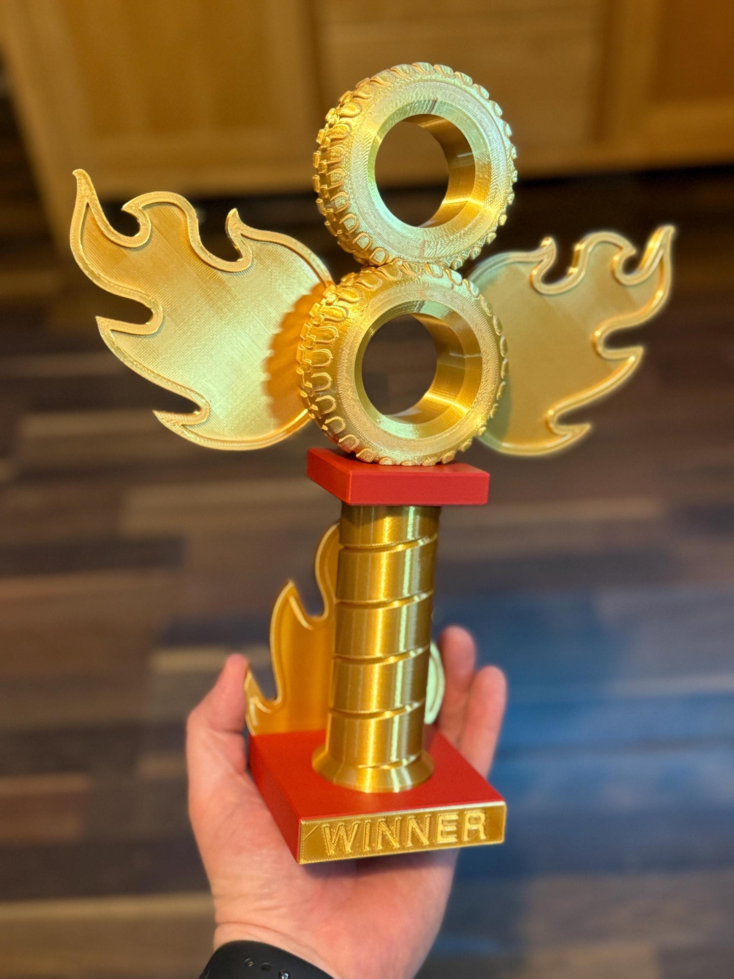 Crazy 8 Destruction Derby Car Trophy