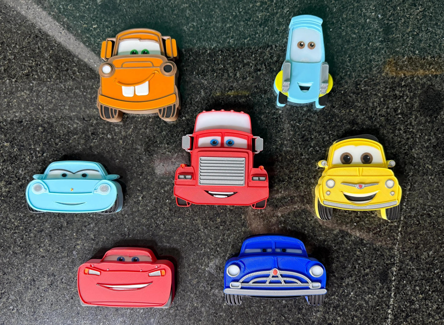Cars Magnets for Fridges and Magnetic Surfaces | Characters Knobs | Kids Bedroom Decor