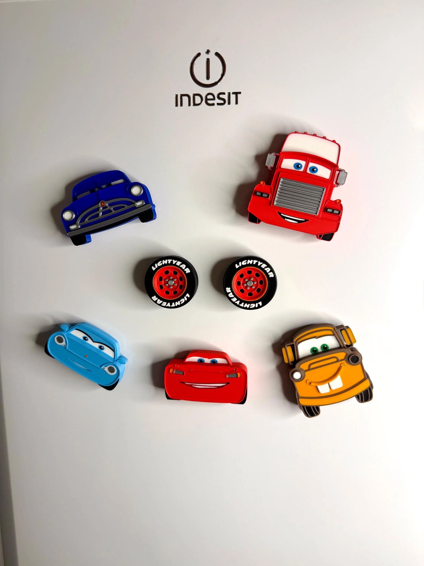 Cars Magnets for Fridges and Magnetic Surfaces | Characters Knobs | Kids Bedroom Decor